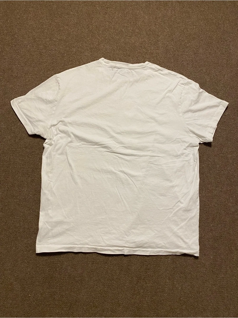Polo by Ralph Lauren White Tee with Polo Bear in Blue Shirt and Tan Pants